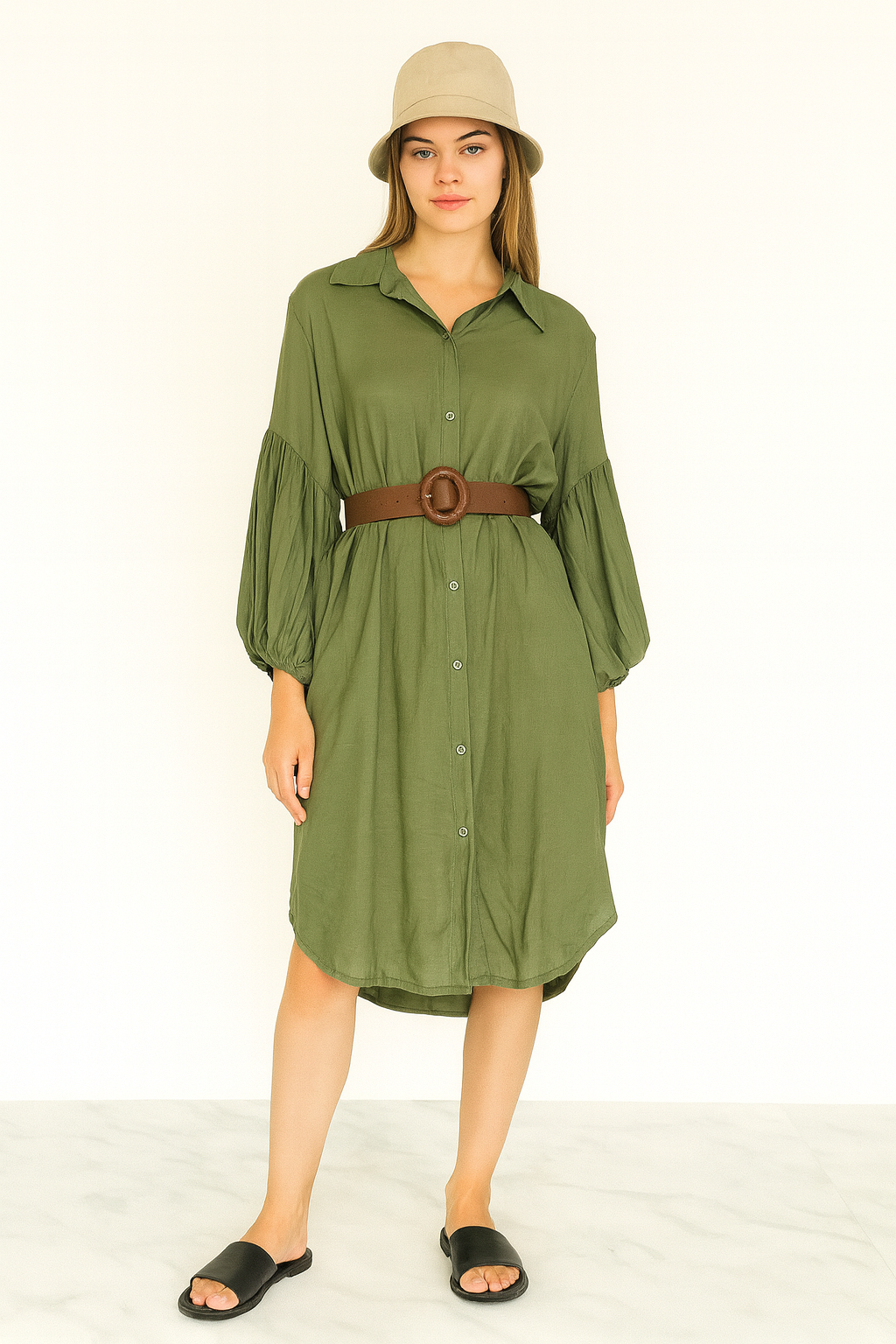 Button-Down Shirt Dress